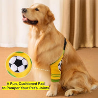 HKM-000275 Durable Pet Recovery Suit with Wear-resistant Sleeves and Adjustable Design for Joint Protection