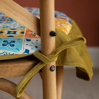 HKM-000851 Four Seasons Cotton Fleece Print Seat Cushion - 45x45 cm in Various Colors