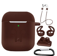 HKM-000851 Silicone Protective Cover Set for AirPods with Anti-Lost Rope and Accessories