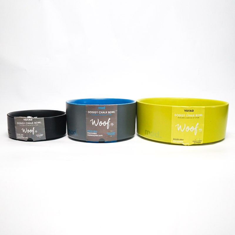 HKM-000979 Ceramic Single Bowl Cat Food Dish in Assorted Colors