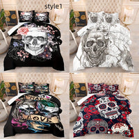HKM-001107 Cartoon Anime Digital Print Bed Sheet and Pillowcase Set - 3 Pieces