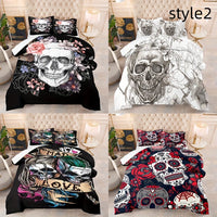 HKM-001107 Cartoon Anime Digital Print Bed Sheet and Pillowcase Set - 3 Pieces