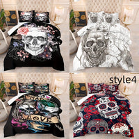 HKM-001107 Cartoon Anime Digital Print Bed Sheet and Pillowcase Set - 3 Pieces
