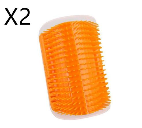 HKM-001811 Cat Self-Grooming Brush with Cat Mint Attraction - Durable Plastic Design, Easy to Clean