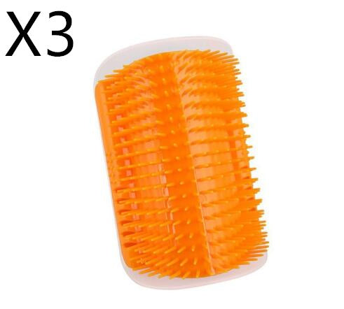 HKM-001811 Cat Self-Grooming Brush with Cat Mint Attraction - Durable Plastic Design, Easy to Clean