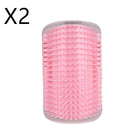 HKM-001811 Cat Self-Grooming Brush with Cat Mint Attraction - Durable Plastic Design, Easy to Clean
