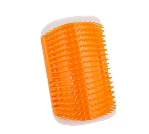HKM-001811 Cat Self-Grooming Brush with Cat Mint Attraction - Durable Plastic Design, Easy to Clean