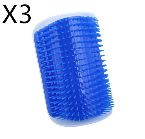 HKM-001811 Cat Self-Grooming Brush with Cat Mint Attraction - Durable Plastic Design, Easy to Clean