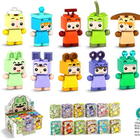 HKM-001939 Cartoon Character Mini Building Block Sets for Early Education and Creative Play