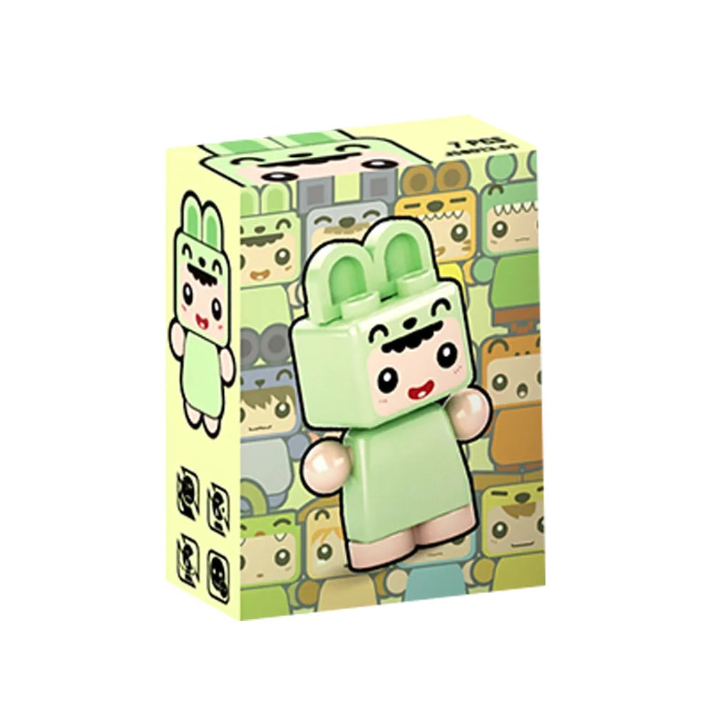 KTX-001939 Cartoon Character Mini Building Block Sets for Early Education and Creative Play