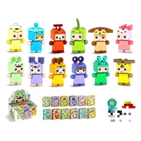HKM-001939 Cartoon Character Mini Building Block Sets for Early Education and Creative Play