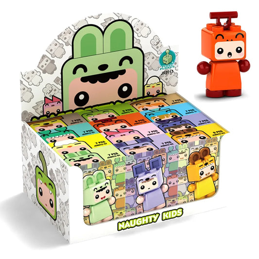 KTX-001939 Cartoon Character Mini Building Block Sets for Early Education and Creative Play