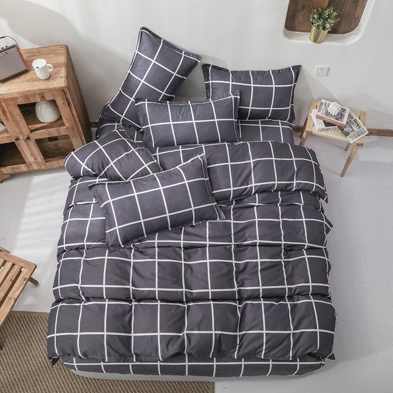 HKM-001939 Removable Washable Cotton Quilt for Double Bed - Students Dormitory Winter Quilt in Various Colors