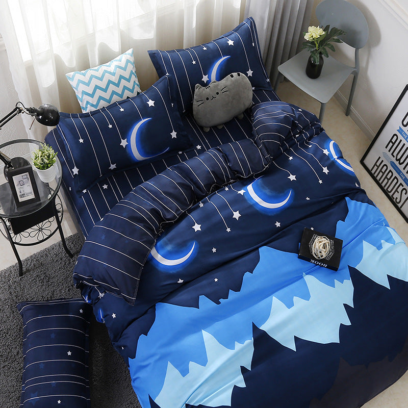 HKM-001939 Removable Washable Cotton Quilt for Double Bed - Students Dormitory Winter Quilt in Various Colors