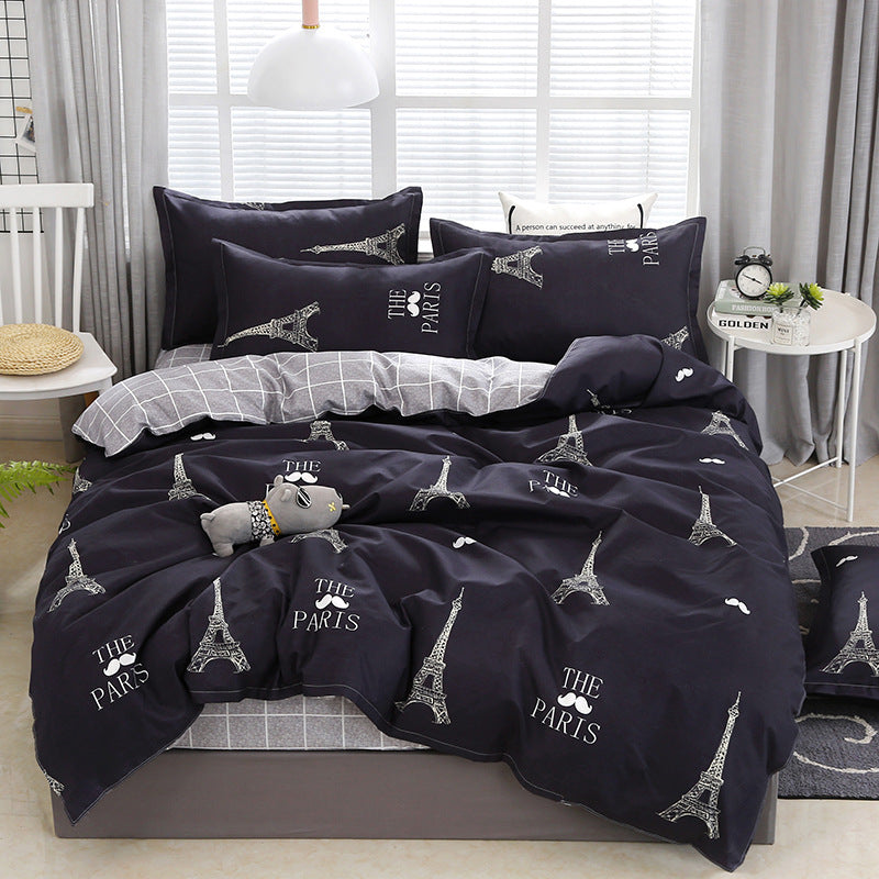 HKM-001939 Removable Washable Cotton Quilt for Double Bed - Students Dormitory Winter Quilt in Various Colors