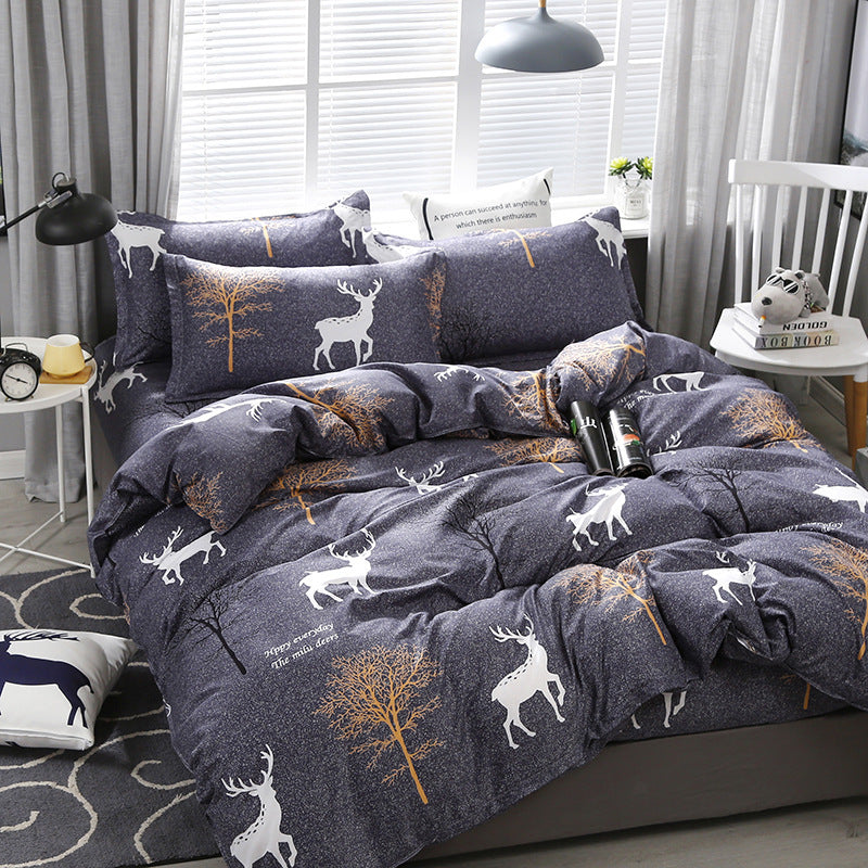 HKM-001939 Removable Washable Cotton Quilt for Double Bed - Students Dormitory Winter Quilt in Various Colors