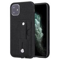 HKM-002195 Versatile PU Mobile Phone Case for iPhone and Samsung – Solid Color Back Cover