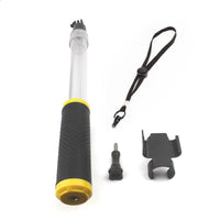 HKM-002323 Transparent Selfie Stick for GoPro with Diving Buoyancy Rod and Special Adapter