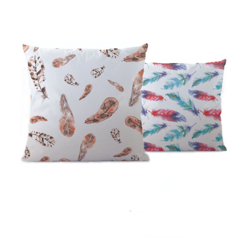 KTX-002387 Ins Style Cotton and Linen Pillow Covers - 45x45cm, Set of 2