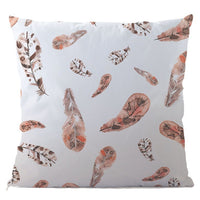 HKM-002387 Ins Style Cotton and Linen Pillow Covers - 45x45cm, Set of 2