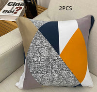 HKM-002387 Ins Style Cotton and Linen Pillow Covers - 45x45cm, Set of 2