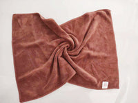 HKM-002515 Large Thick Microfiber Fleece Towel for Efficient Car Wiping – 450g in Multiple Colors