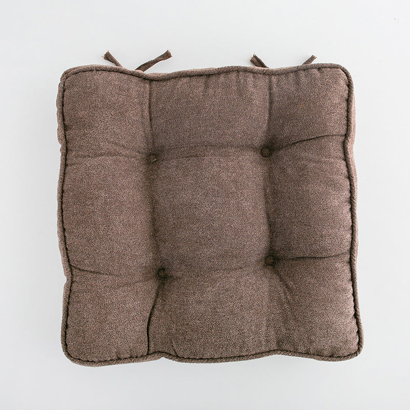 HKM-002643 Tatami Stool Dining Table Chair Cushion - Polyester Fiber, Modular Sofa Fit, Various Colors