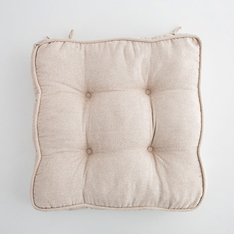 HKM-002643 Tatami Stool Dining Table Chair Cushion - Polyester Fiber, Modular Sofa Fit, Various Colors