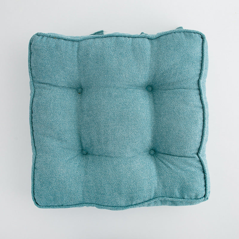 HKM-002643 Tatami Stool Dining Table Chair Cushion - Polyester Fiber, Modular Sofa Fit, Various Colors
