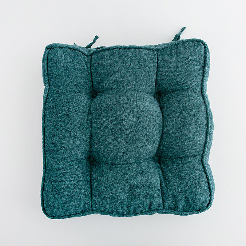 HKM-002643 Tatami Stool Dining Table Chair Cushion - Polyester Fiber, Modular Sofa Fit, Various Colors