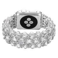 HKM-002771 Fashionable Metal Chain Bracelet with Artificial Crystal - Available in Various Colors and Sizes