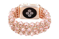 HKM-002771 Fashionable Metal Chain Bracelet with Artificial Crystal - Available in Various Colors and Sizes