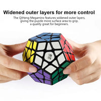 HKM-002835 Dodecahedron Speed Cube Puzzle - 3x3 Magic Cube for Kids and Adults, ABS Plastic, Unique Design