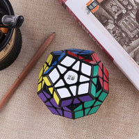 HKM-002835 Dodecahedron Speed Cube Puzzle - 3x3 Magic Cube for Kids and Adults, ABS Plastic, Unique Design