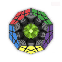 HKM-002835 Dodecahedron Speed Cube Puzzle - 3x3 Magic Cube for Kids and Adults, ABS Plastic, Unique Design