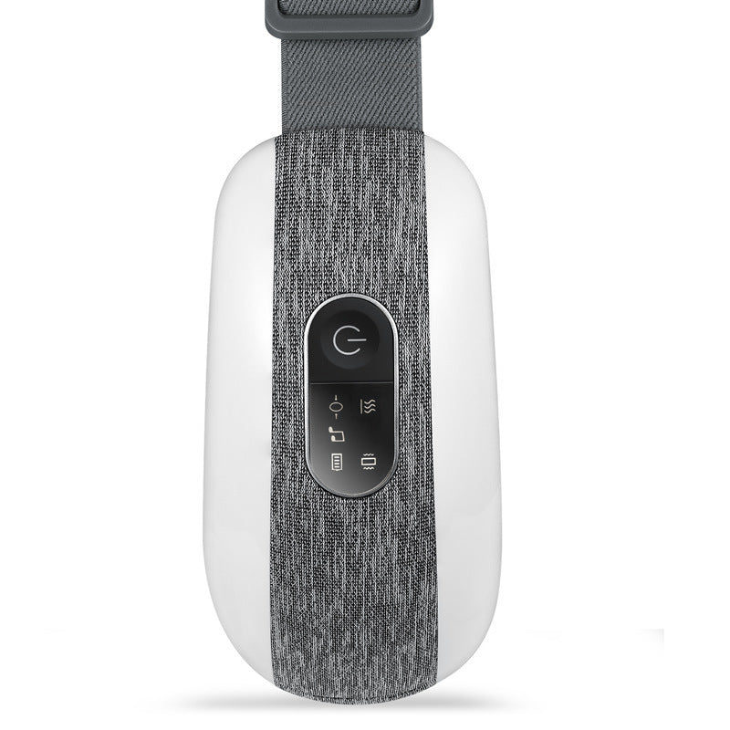 HKM-002835 USB Rechargeable Smart Eye Massager with Air Compression, Model ST-201, ABS Plastic and Flannel, Includes Eye Protector