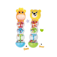HKM-002899 Cute Colorful Horse and Bear Musical Baby Rattle Toy - EN71 Certified, Perfect for Ages 2-4