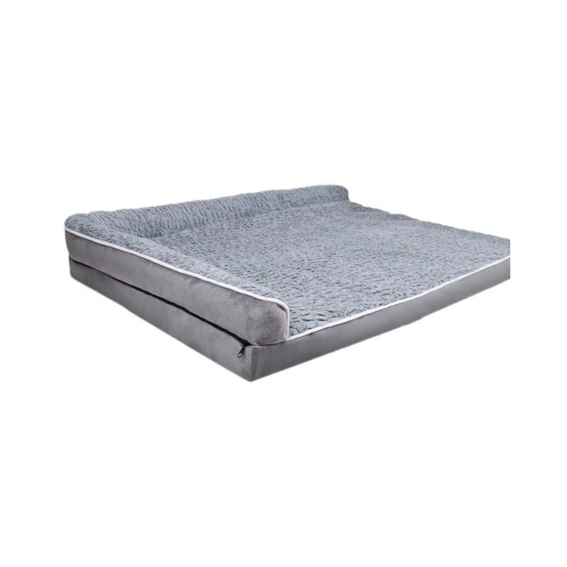 HKM-002899 Waterproof Removable Washable Pet Sofa Kennel in Light Gray, Dark Brown, and Dark Gray