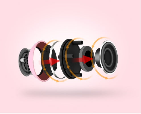 HKM-002963 Compact Bluetooth Mini Speaker with Bass Stereo Sound and AUX Input for Portable Music Playback