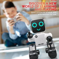 HKM-003091 Smart Programmable Robot Toy for Kids – Interactive Voice Conversations, Singing, and Dancing Functions