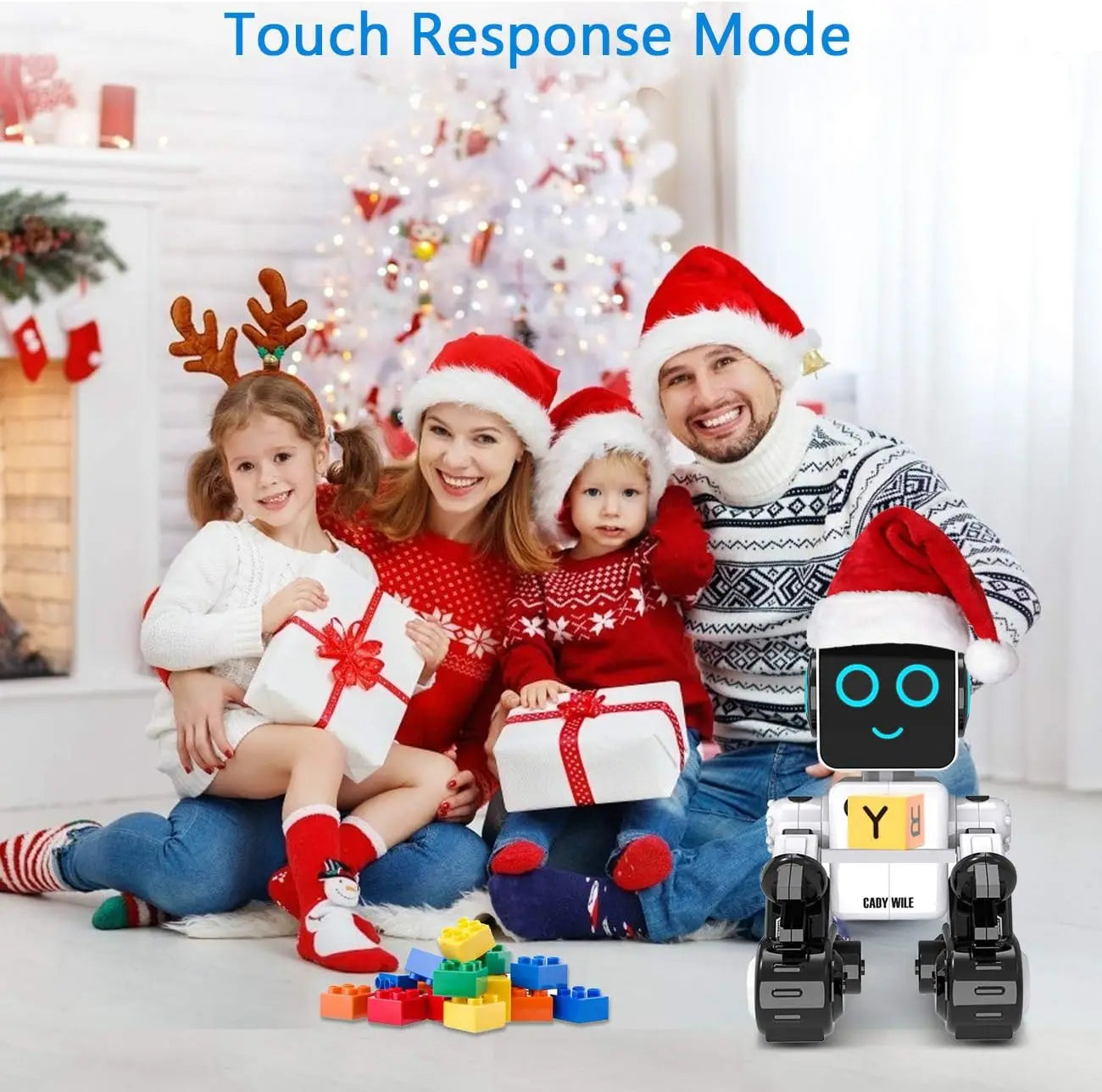 HKM-003091 Smart Programmable Robot Toy for Kids – Interactive Voice Conversations, Singing, and Dancing Functions