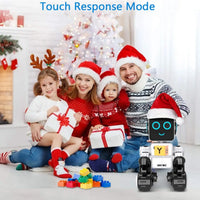 HKM-003091 Smart Programmable Robot Toy for Kids – Interactive Voice Conversations, Singing, and Dancing Functions