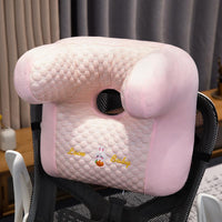 HKM-003219 Bohemian Ice Silk Nap Cushion for Neck and Back Support, 35x35cm