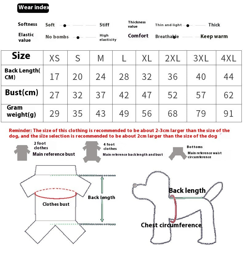 HKM-003283 Summer Cotton Vest for Large Dogs - Casual Pet Clothing