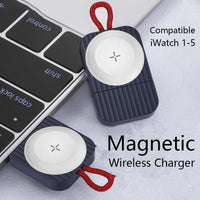 HKM-003283 Universal Wireless Charger for Apple Watch and iPhone Models, Type-C and USB-A Compatibility, Model RWC-0466