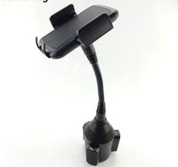 HKM-003475 360° Adjustable Car Cup Holder and Mobile Phone Mount - Model 090-080B, Eco-Friendly ABS Material, Scratch Protection