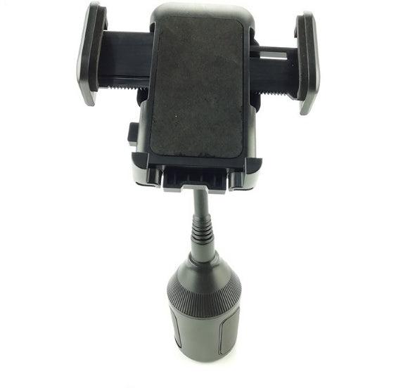 HKM-003475 360° Adjustable Car Cup Holder and Mobile Phone Mount - Model 090-080B, Eco-Friendly ABS Material, Scratch Protection