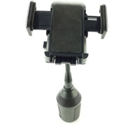 HKM-003475 360° Adjustable Car Cup Holder and Mobile Phone Mount - Model 090-080B, Eco-Friendly ABS Material, Scratch Protection