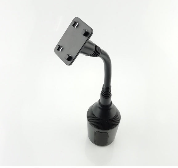 HKM-003475 360° Adjustable Car Cup Holder and Mobile Phone Mount - Model 090-080B, Eco-Friendly ABS Material, Scratch Protection