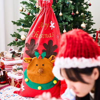 HKM-003539 Large Flannel Christmas Gift Bag for Toys and Decorations - 60x95cm